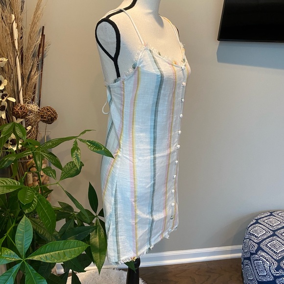 ✨Billabong (NWOT) Salty Blonde Sunny Stripes Slip Dress Size S✨ - Picture 4 of 7
